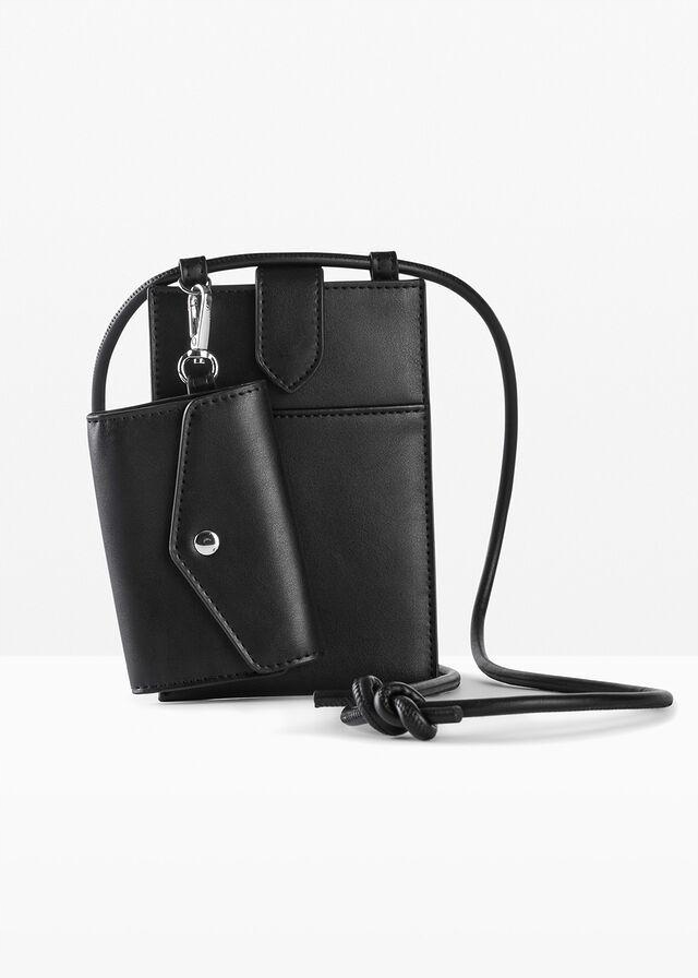 UNIWERSALNY TOREBKA NA TELEFON KOMÓRKOWY I KLUCZE Bonprix Wielkość mała (nie mieszcząca A4)