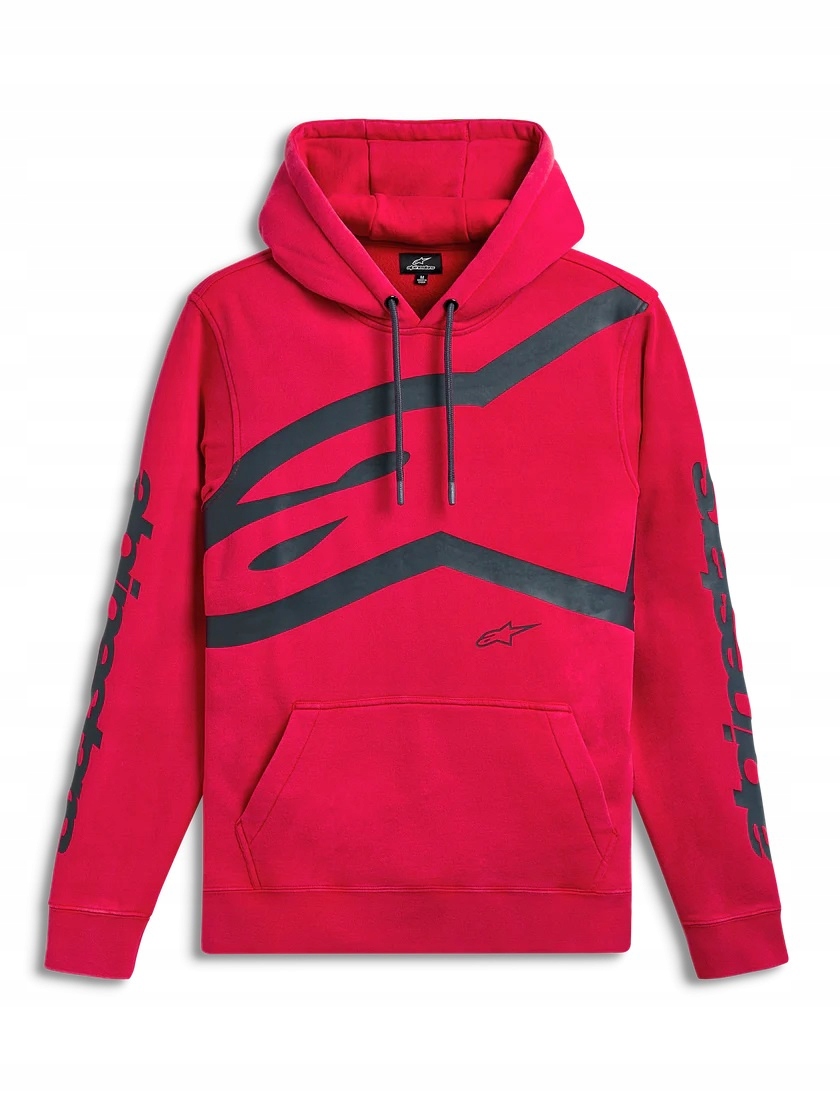 Mikina s kapucňou Alpinestars Unbound red XL