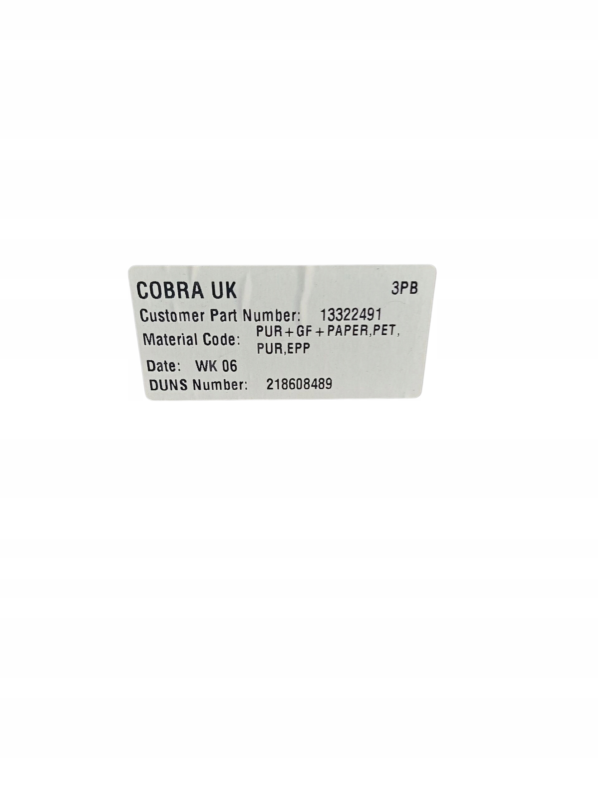 mats floor boot OPEL ASTRA J IV KOMBI 218608489