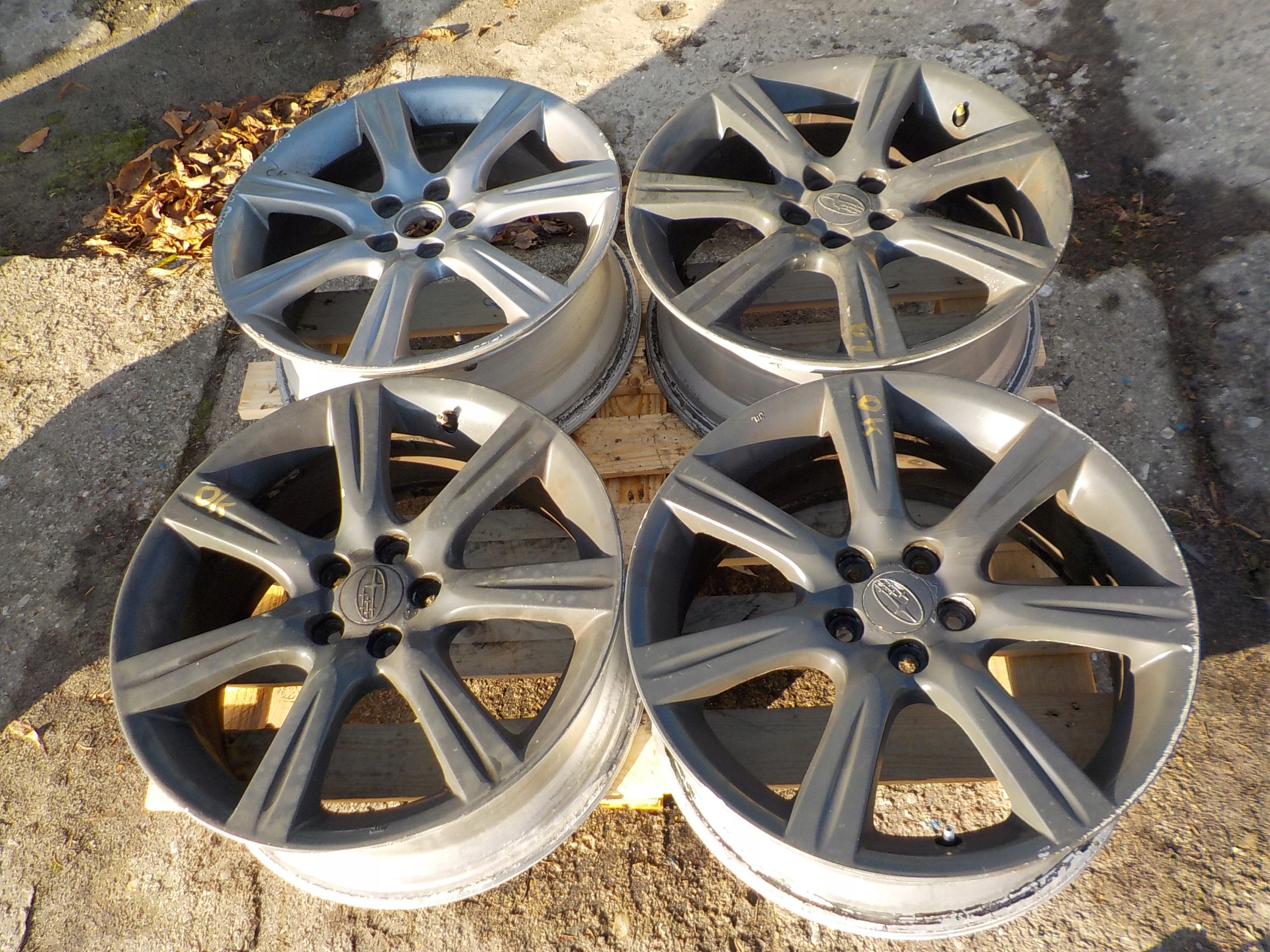SUBARU IMPREZA WRX discs aluminium R17 5x100