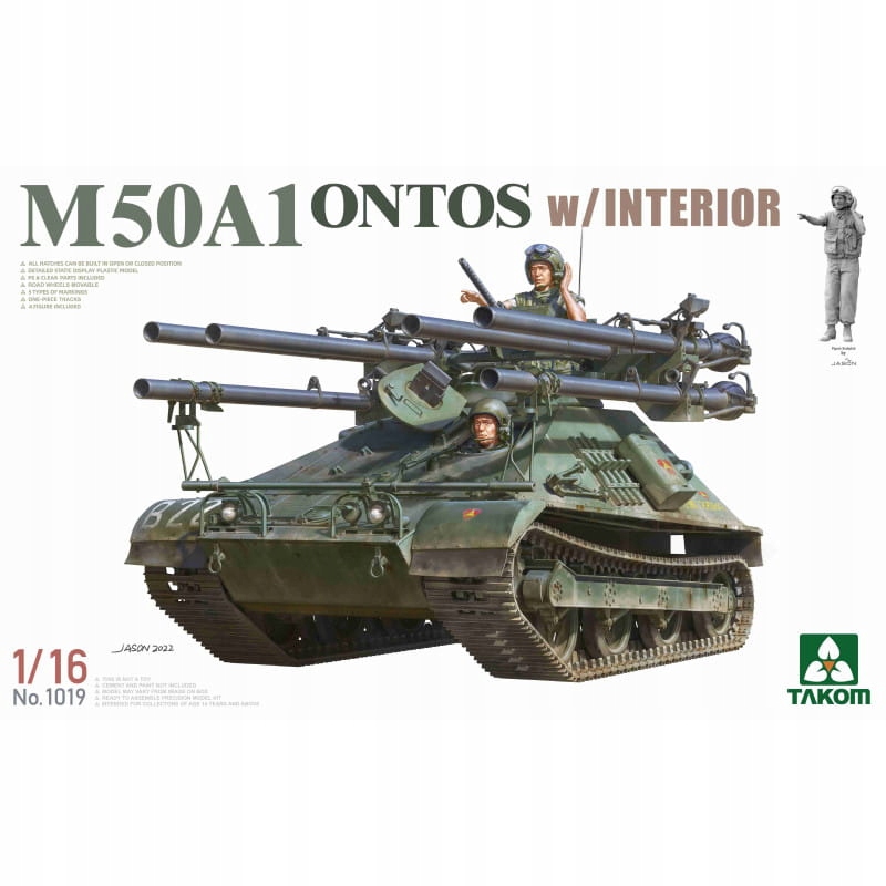 M50A1 Ontos w/Interior 1:16 Takom 1019