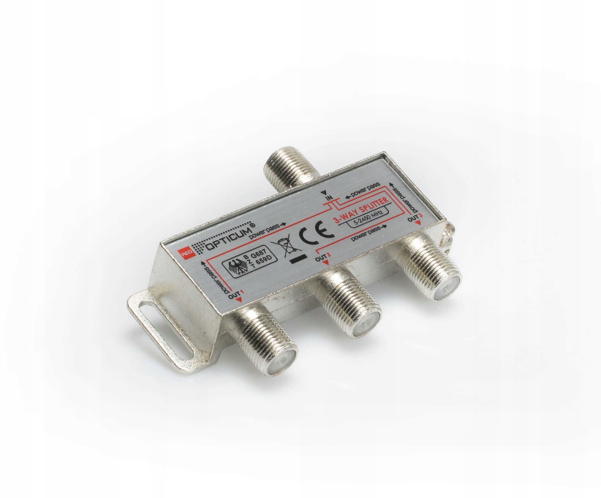 

Rozgałęźnik Antenowy DC 1/3 5-2500 mhz
