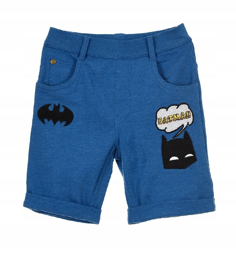 

Krótkie spodenki chłopięce bermudy Batman