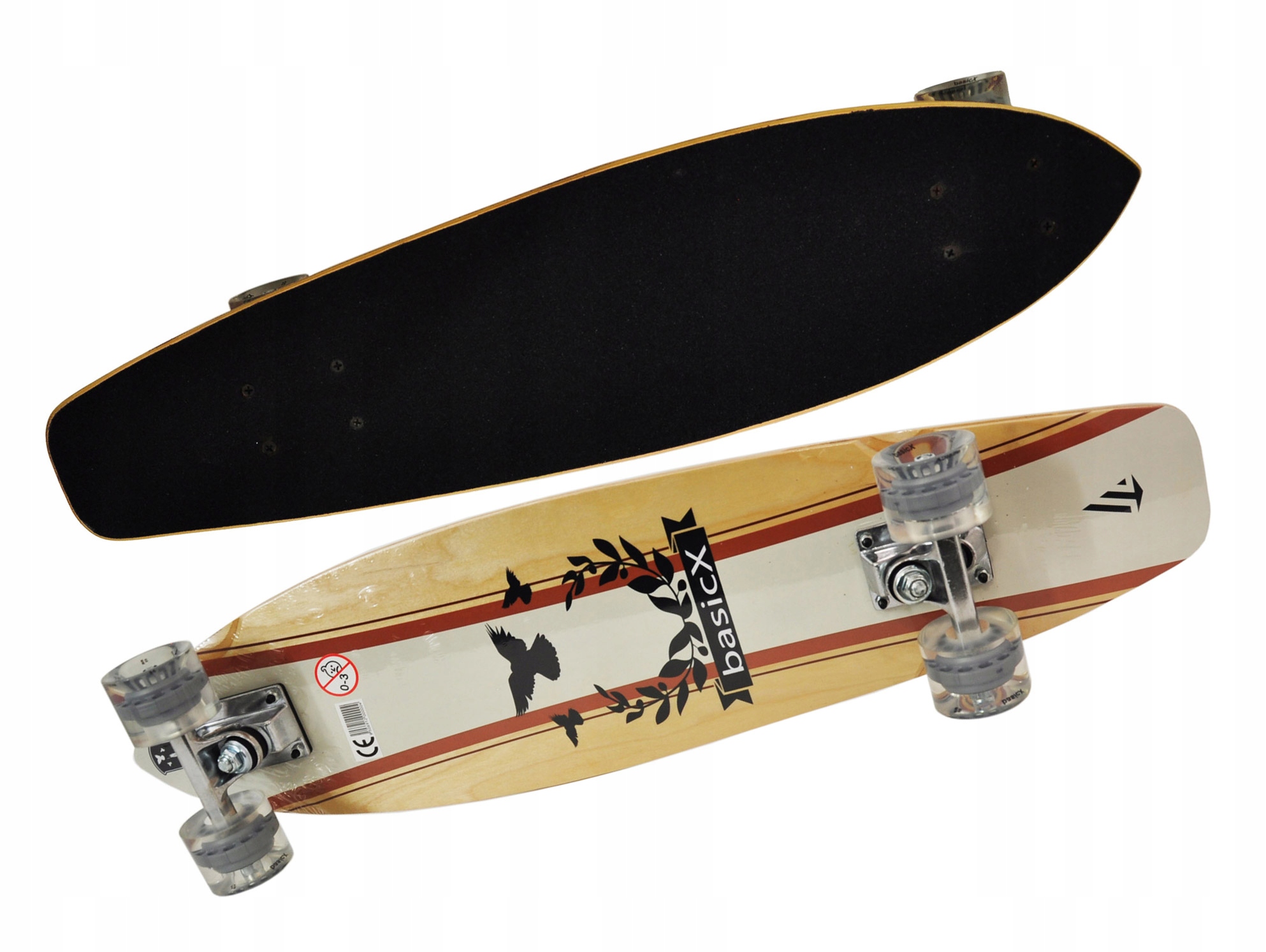 Deskorolka Deska Fiszka Drewno Klon Longboard 827D