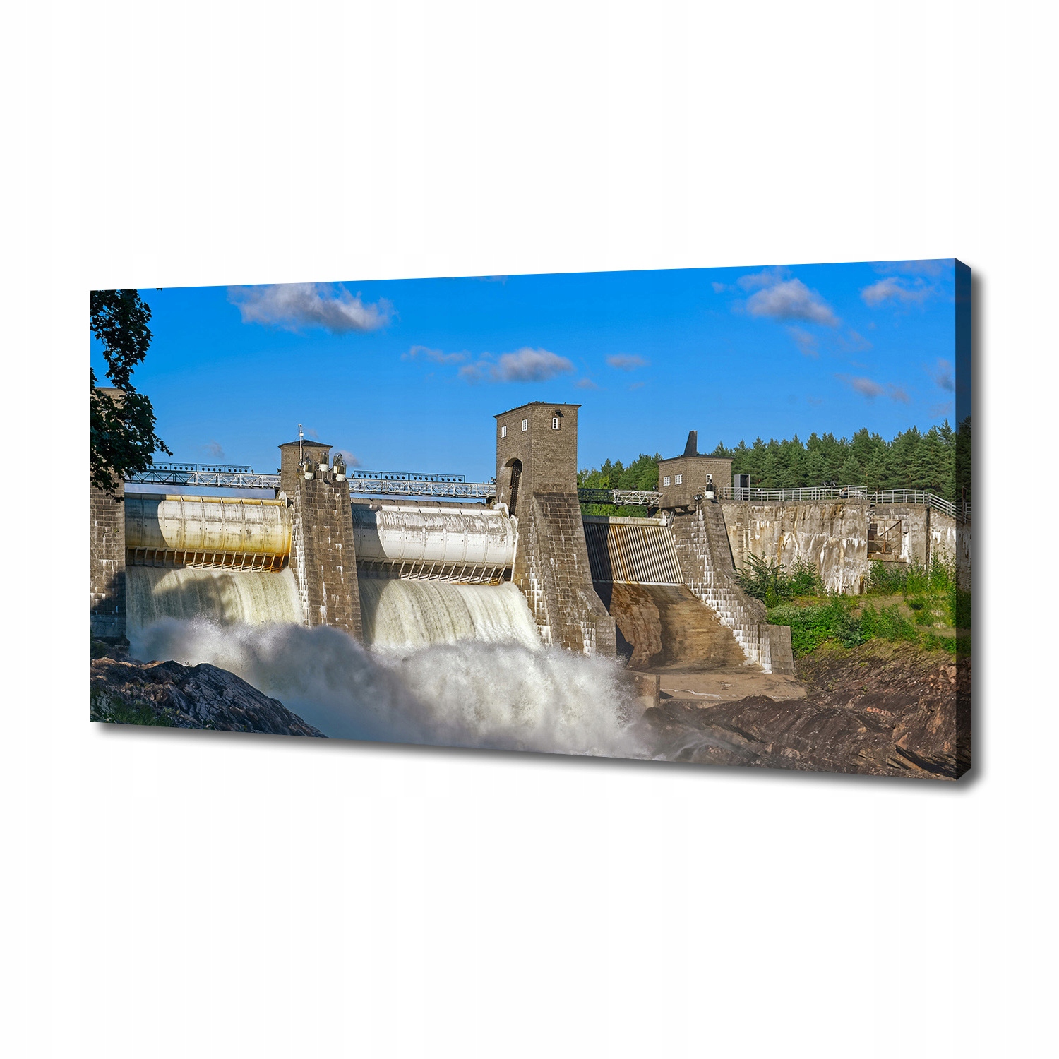 

Foto obraz duży na płótnie Zapora wodna 140x70 cm