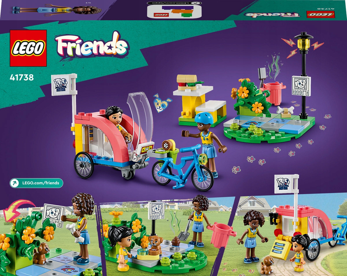 Lego Friends 41738 Rower do ratowania psów Nazwa zestawu Rower do ratowania psów