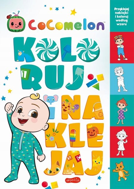 

Cocomelon Koloruj i naklejaj Kd