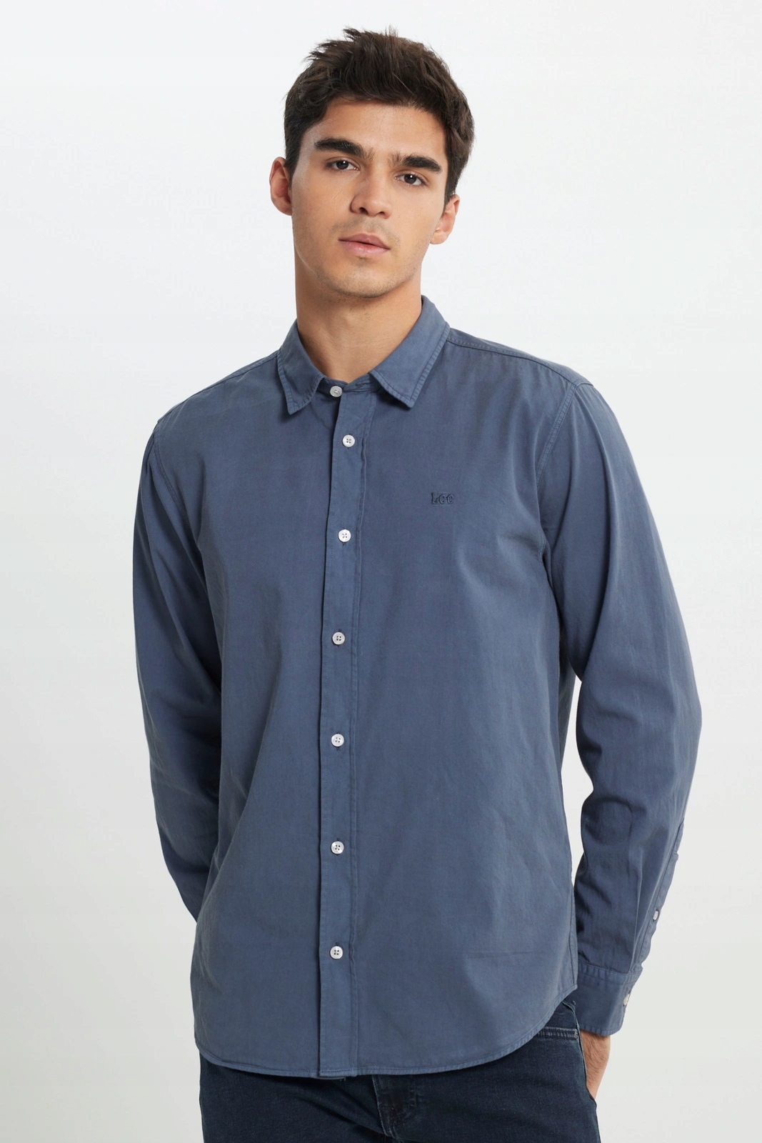 Pánská košile Lee Shirt Taint Grey 112388460 M