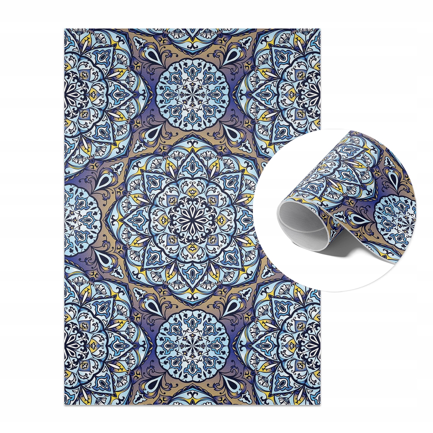 Winylowy Dywan Zewnętrzny Odporny Na Warunki Atmosferyczne Mandala 140x210