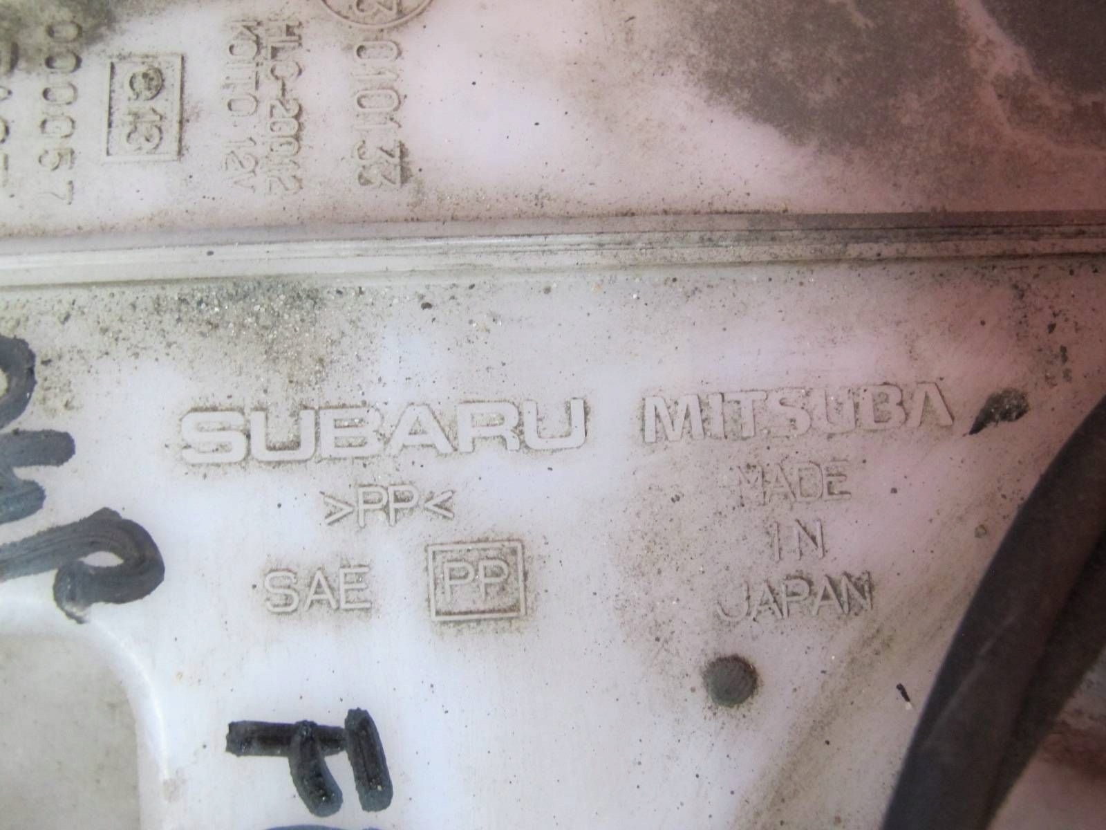 SUBARU FORESTER 2 II SG tank washer fluid tank POMPKI
