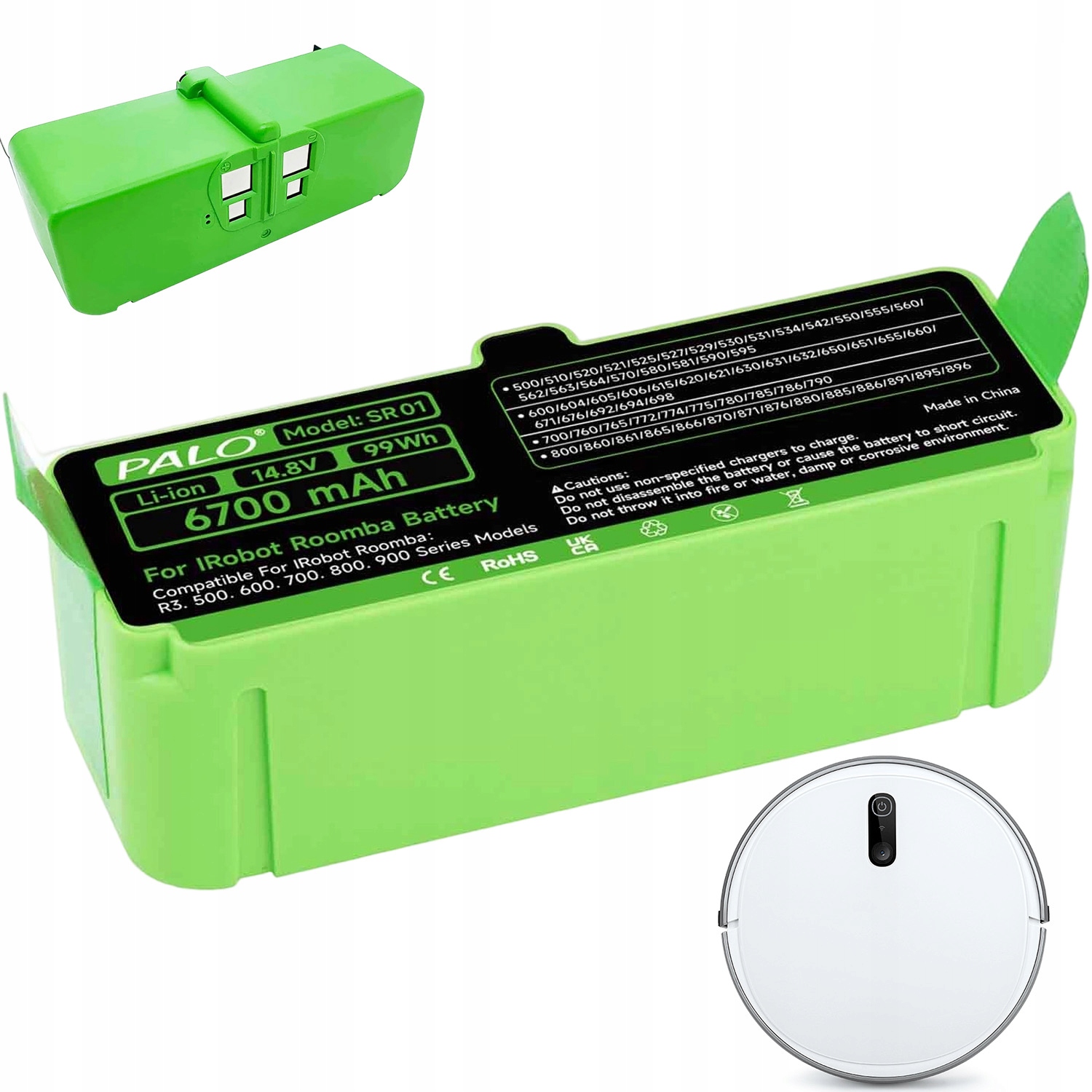 Bateria 6700MAH Zgodna Z Irobot Roomba 900 800 700 600 500