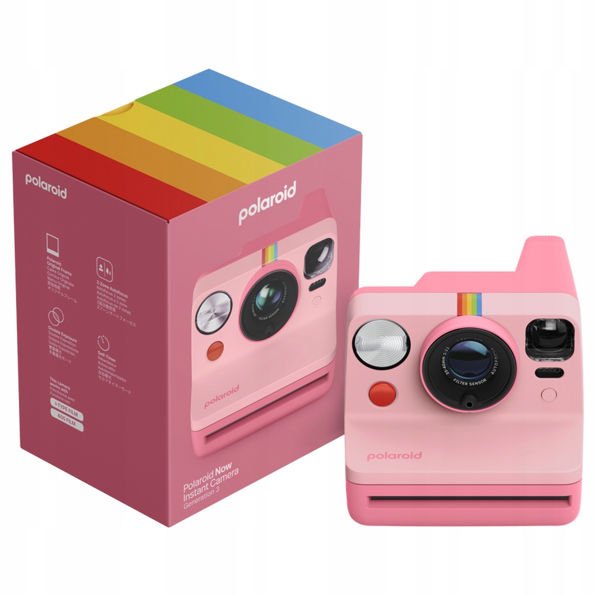 Okamžitý fotoaparát Polaroid Now Gen 3 Pink