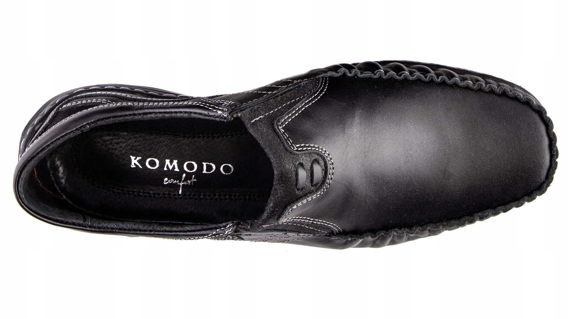 Mokasyny męskie POLSKIE buty skórzane 42 Rozmiar 42