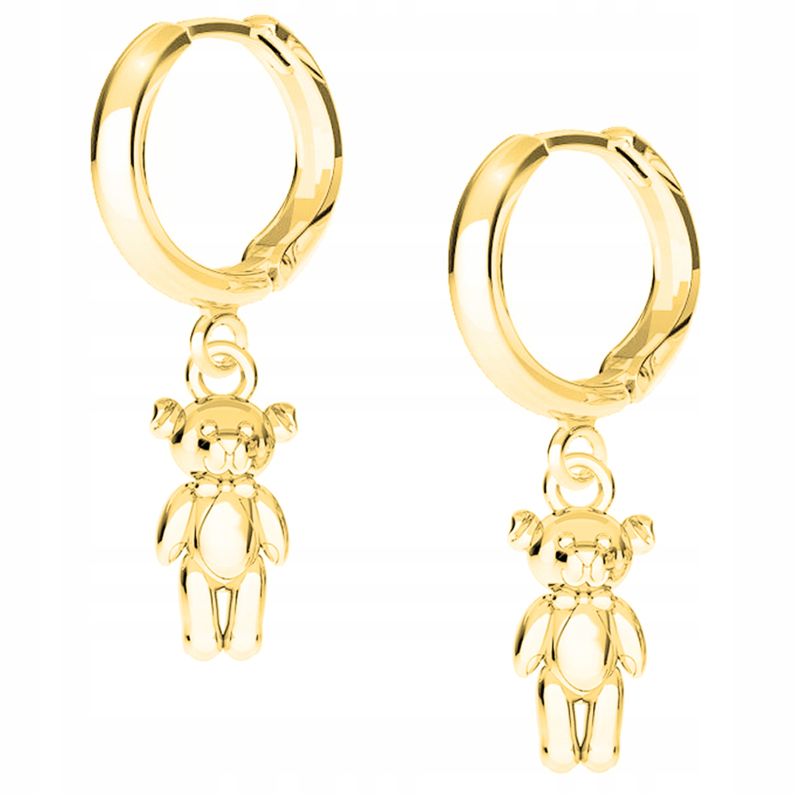 

Kolczyki złote Miś Misiek Maskotka 925