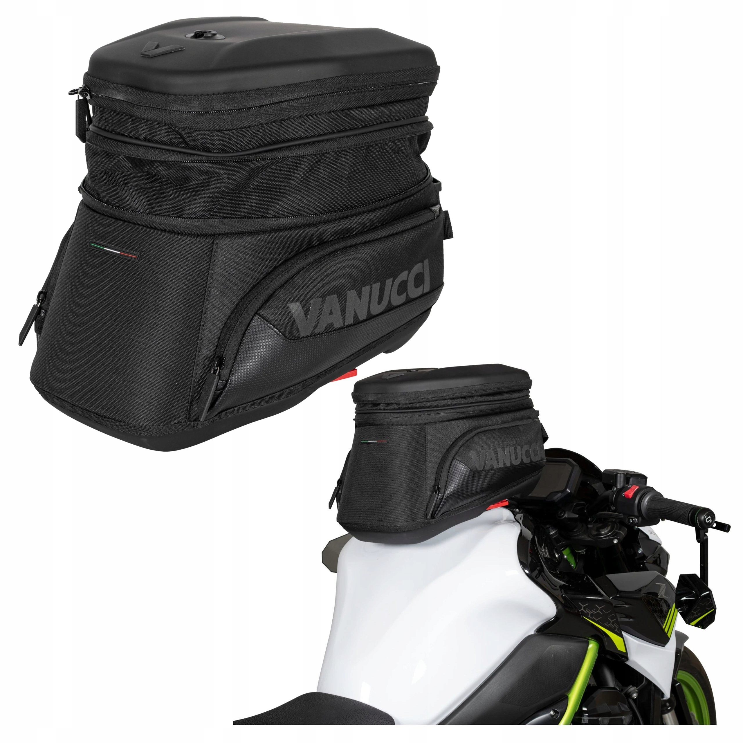 Motocyklová Taška Na Nádrž Tank Bag (tankbag) Tanklock Vanucci 15 L