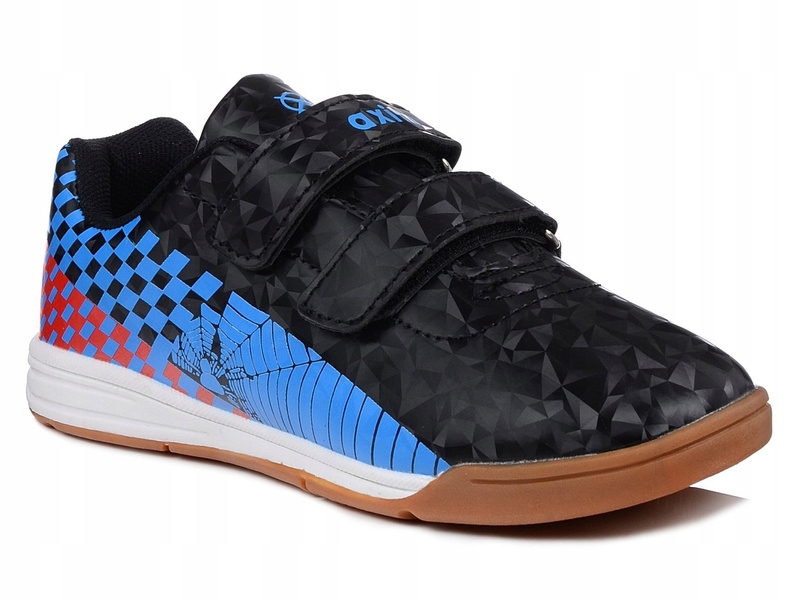 Buty sportowe dziecięce chłopięce halówki na rzepy czarne Axim 5H25093C 33