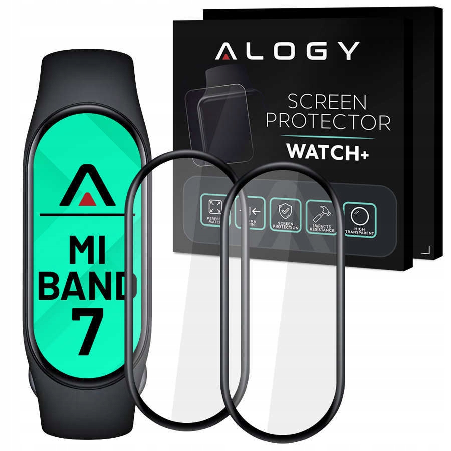 

Szkło Elastyczne 3D x2 Alogy Do Xiaomi MI Band 7