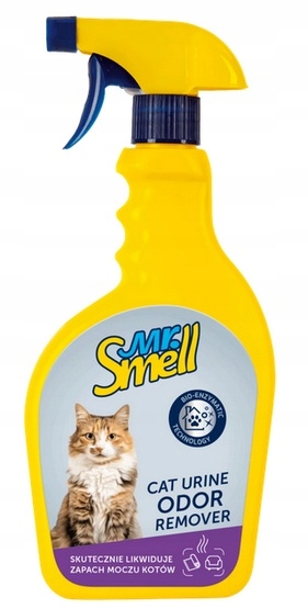 Neutralizátor Zápachu Moči Kočky Odstraňuje Zápach Mr Smell Kočka Sprej 500 ML