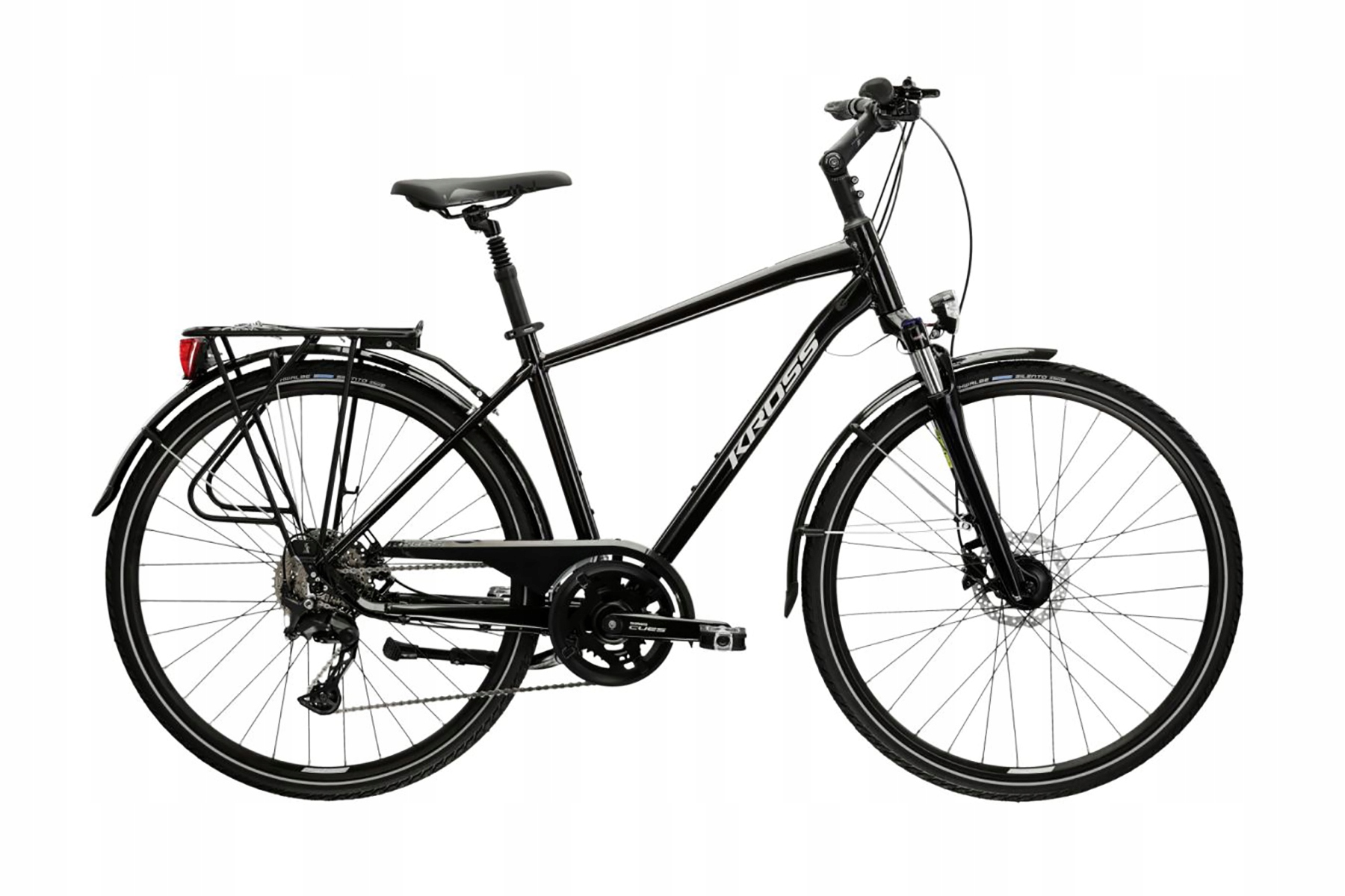 Rower trekkingowy Kross Trans 7.0 Czarny 28" M/19"