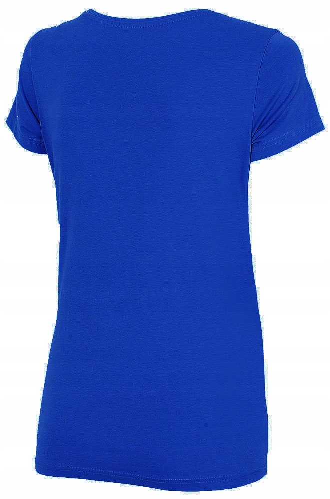 KOSZULKA DAMSKA 4F T-SHIRT BLUZKA BAWEŁNIANA r.XXL Kolor niebieski