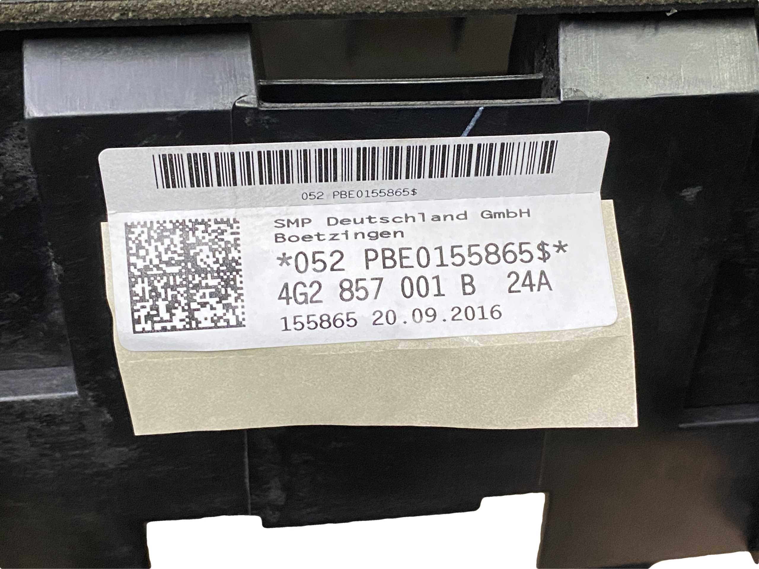AUDI A6 4G C7 dashboard console ANGLIK 4G2857001B