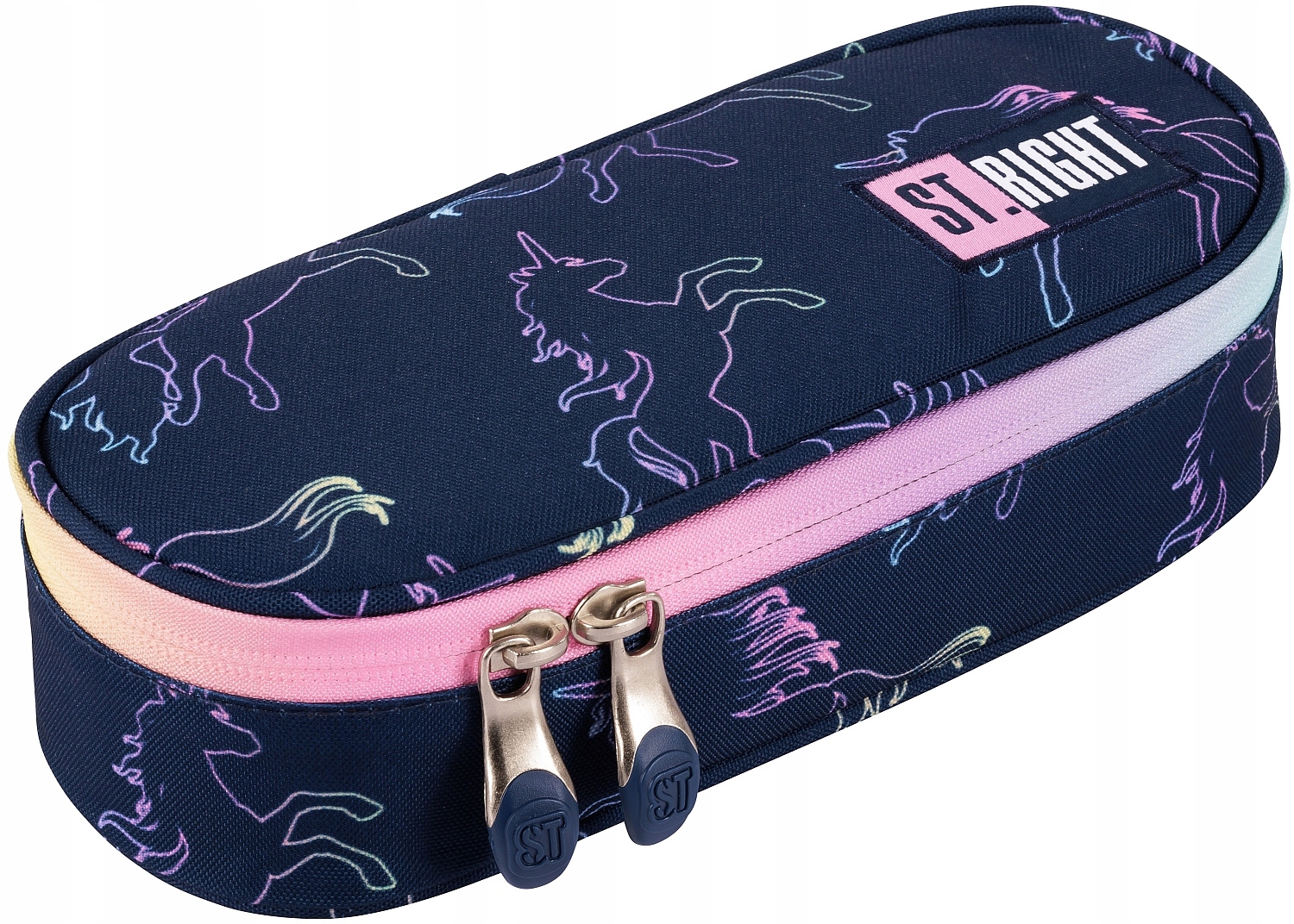 PIÓRNIK SZKOLNY SASZETKA ORGANIZER usztywniona UNICORN JEDNOROŻEC ST.RIGHT Marka ST.RIGHT