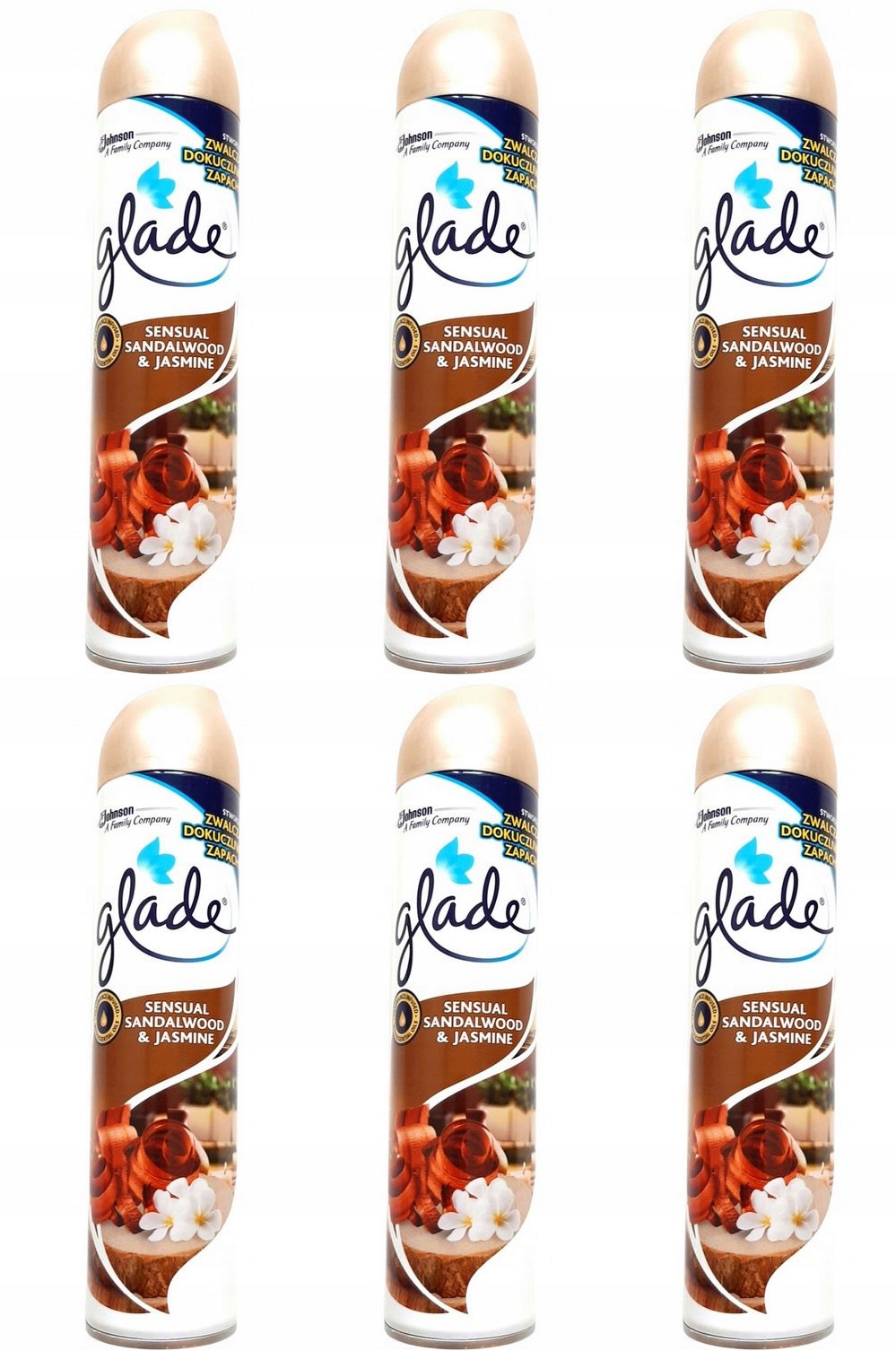 Osvěžovač vzduchu aerosol Glade 6x300 ml 300 g