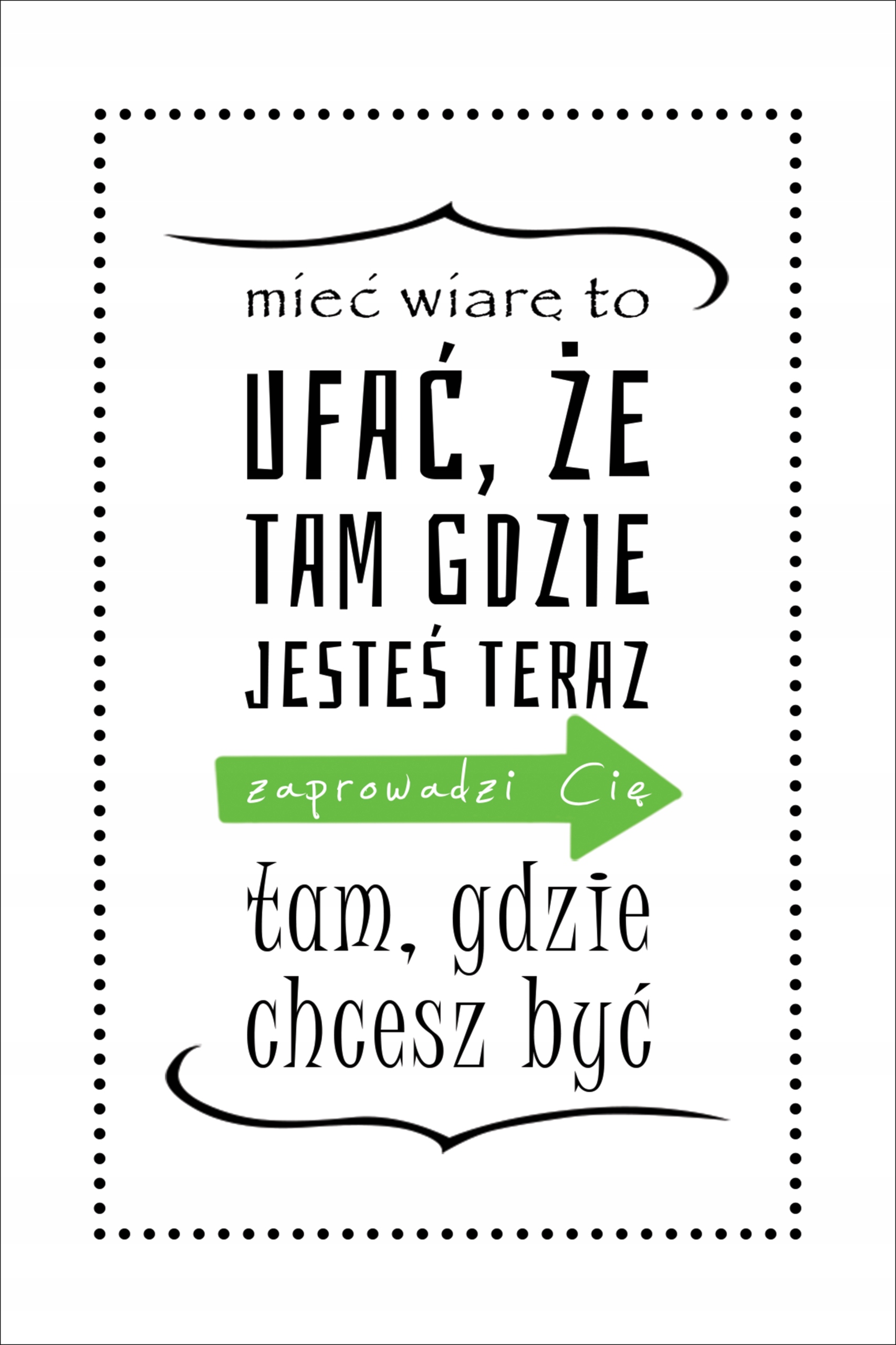 Magnes na lodówkę - MOTYWACJA DO ŻYCIA