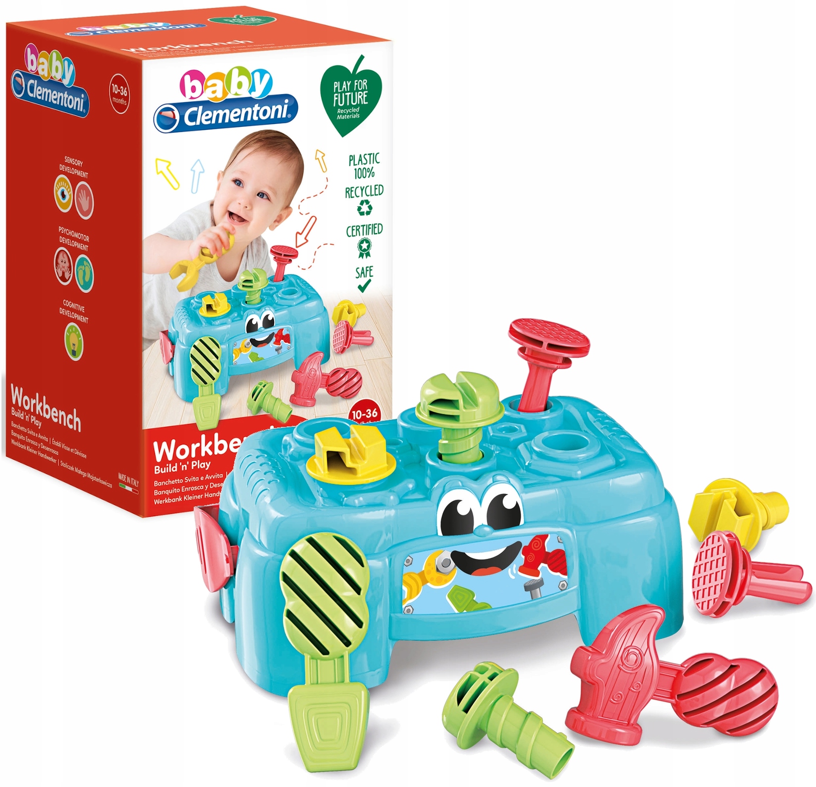 

Clementoni Baby Stolik Małego Majsterowicza +10M