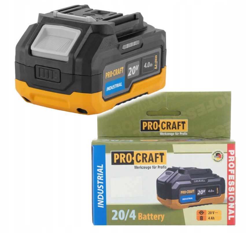 Procraft 20/4 Akumulator 20V Li-ion 4,0 Ah
