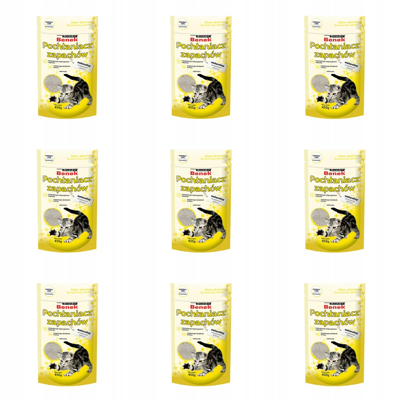 Levně Granulát Benek boj s vůní 450 g 9ks