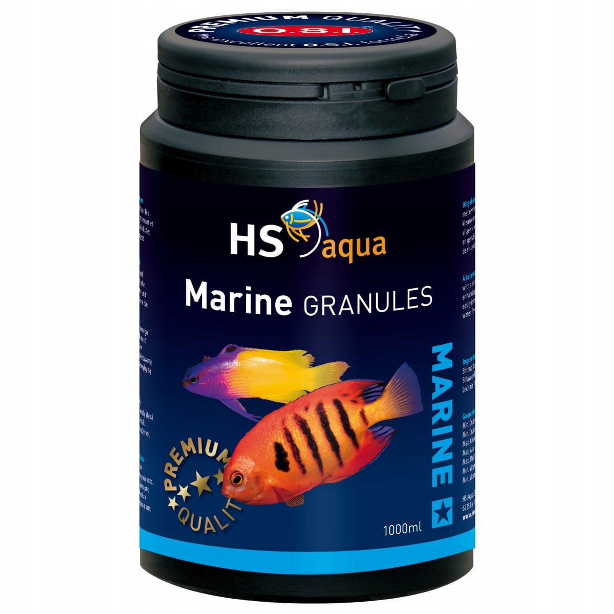 Levně Osi Hs Aqua Marine Granulát 1000ML 450g Krmivo Pro Ryby O.s.i.