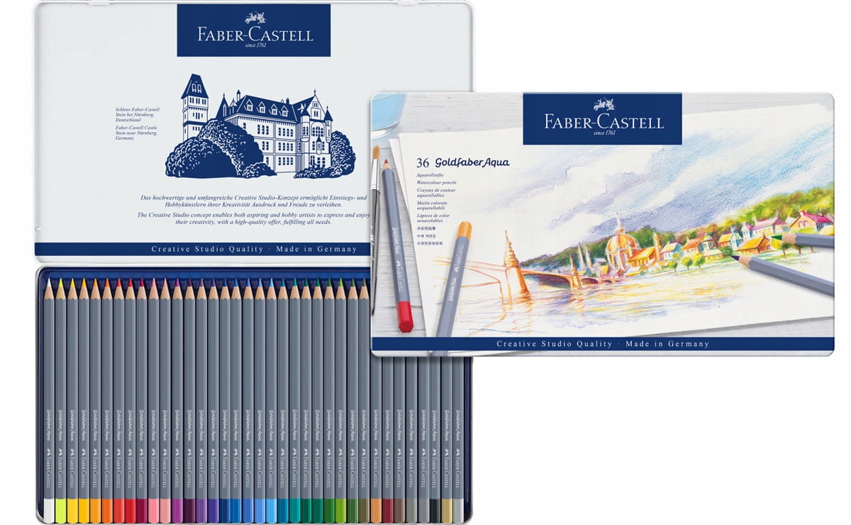 

Kredki akwarelowe Faber Castell Goldfaber Aqua 36k
