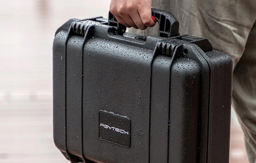 WODOODPORNA WALIZKA TRANSPORTOWA CASE ETUI OCHRONNE PGYTECH DO DJI AIR 3 Kolor czarny