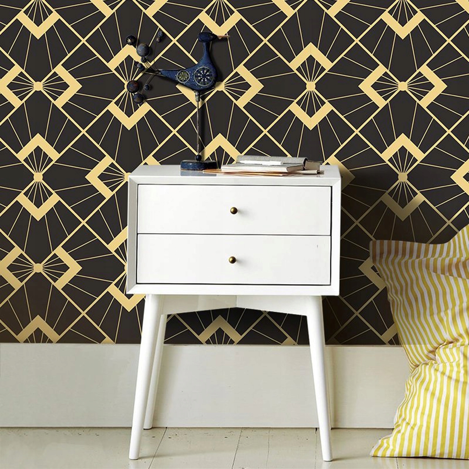 

Fototapeta flizelina Żółte kształty 254x184 + klej