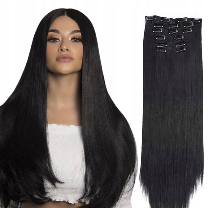 

Clip In Doczepiane Włosy 60cm Jak Naturalne
