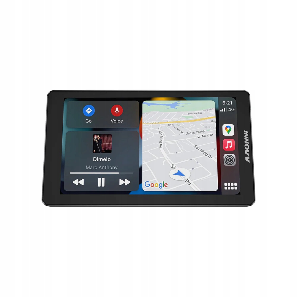 CarPlay motocyklový Innovv N2 Bmw Nav Display s ochrannou fóliou