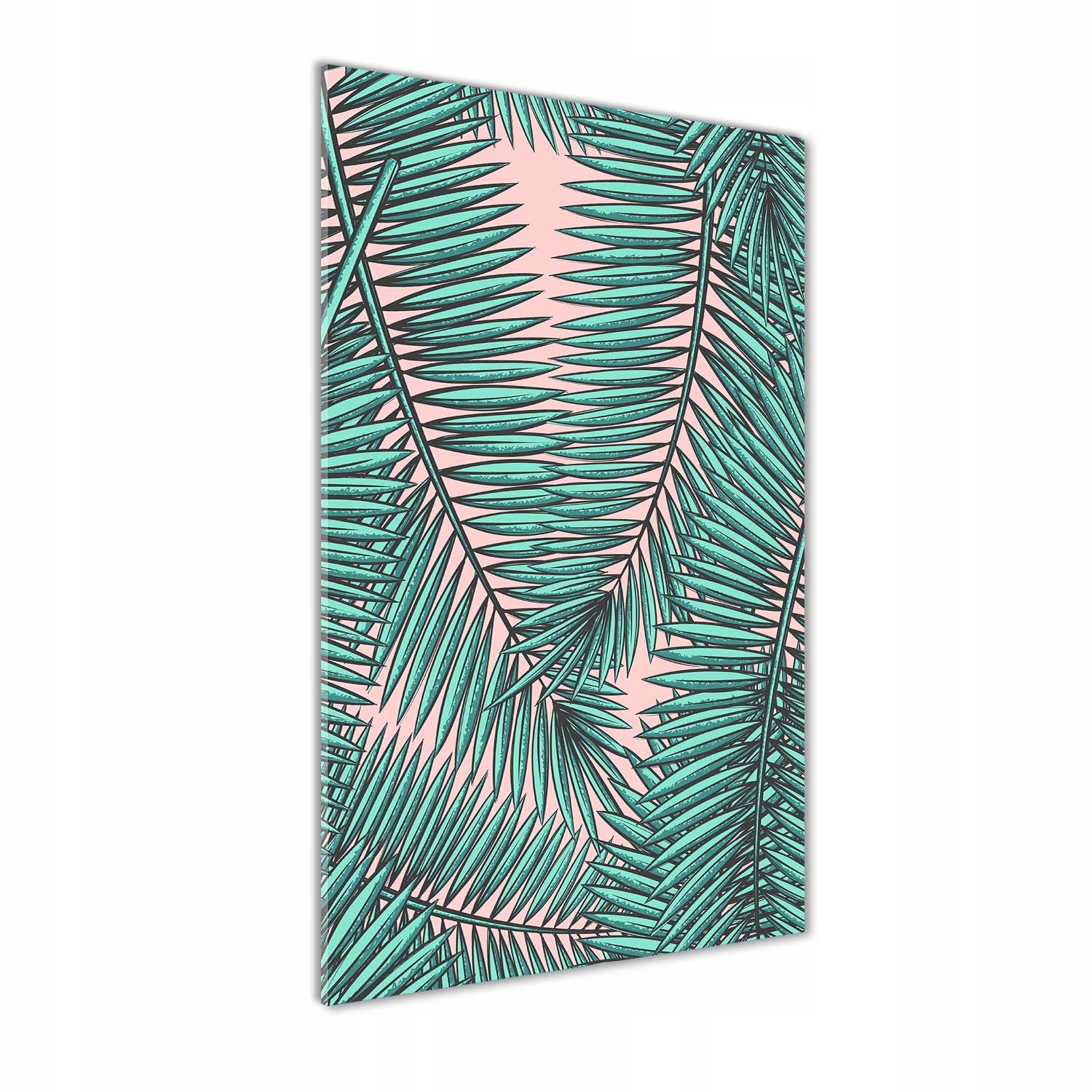 Fotoobraz tvrdené sklo Listy palmy 50x100 cm