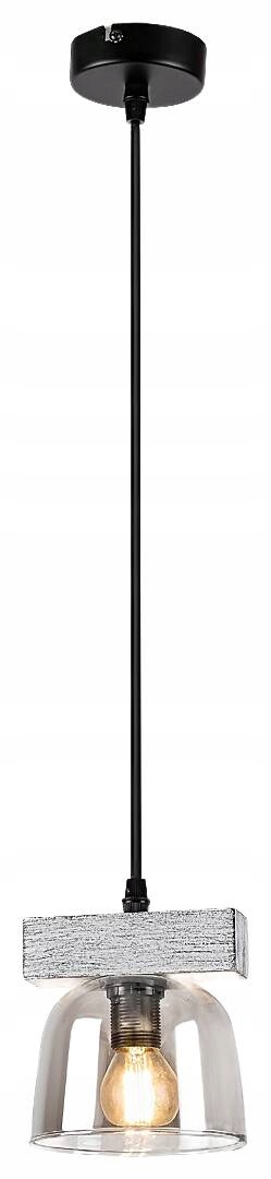 Závěsná lampa E14 1x40W barva šedý dub 3118 Cardamom Rabalux