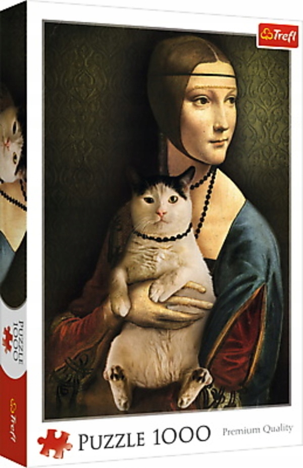 

Puzzle Dama z Kotem 1000 elementów
