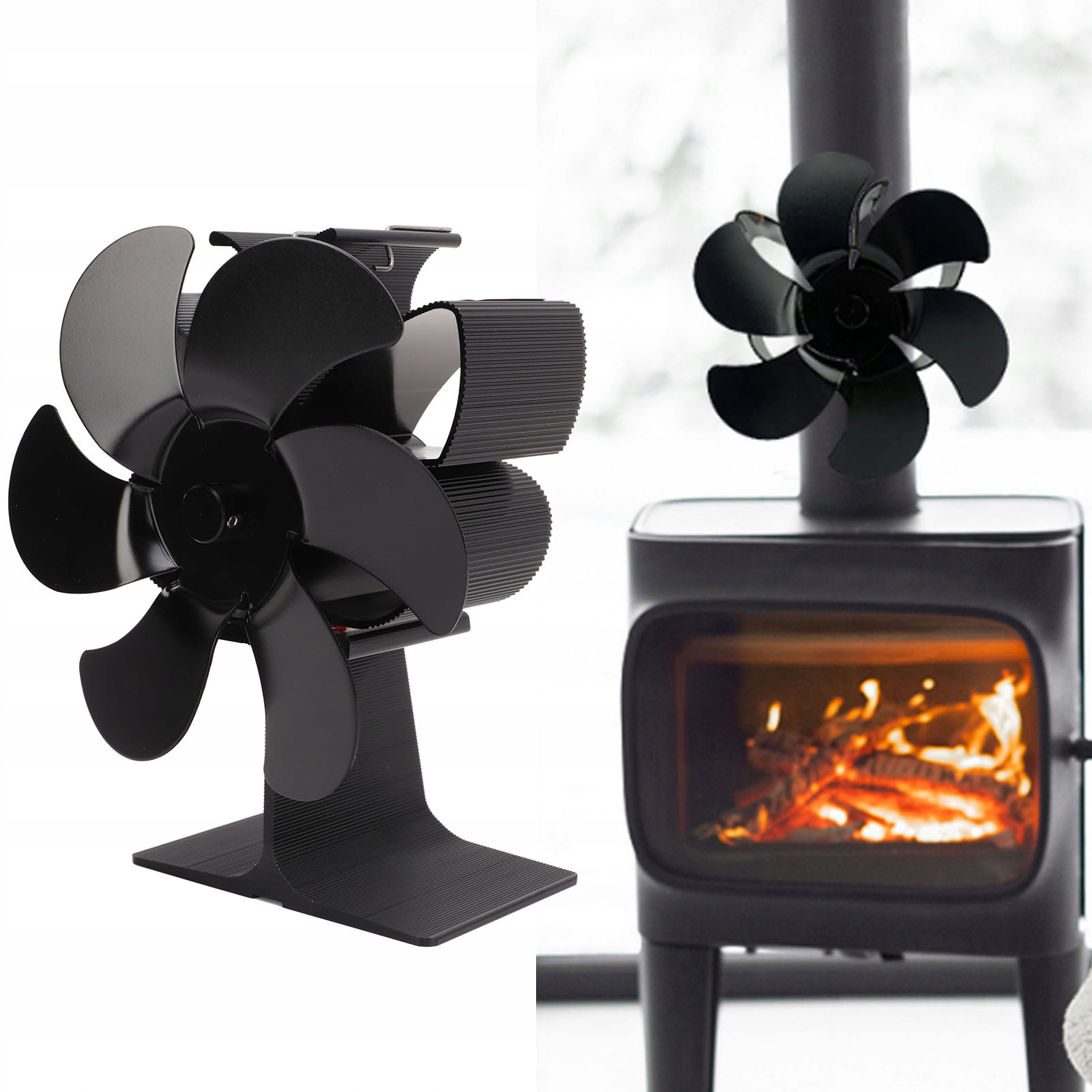 Termoelektrický Krbový Ventilátor Napájený Teplem, Krbový Ventilátor