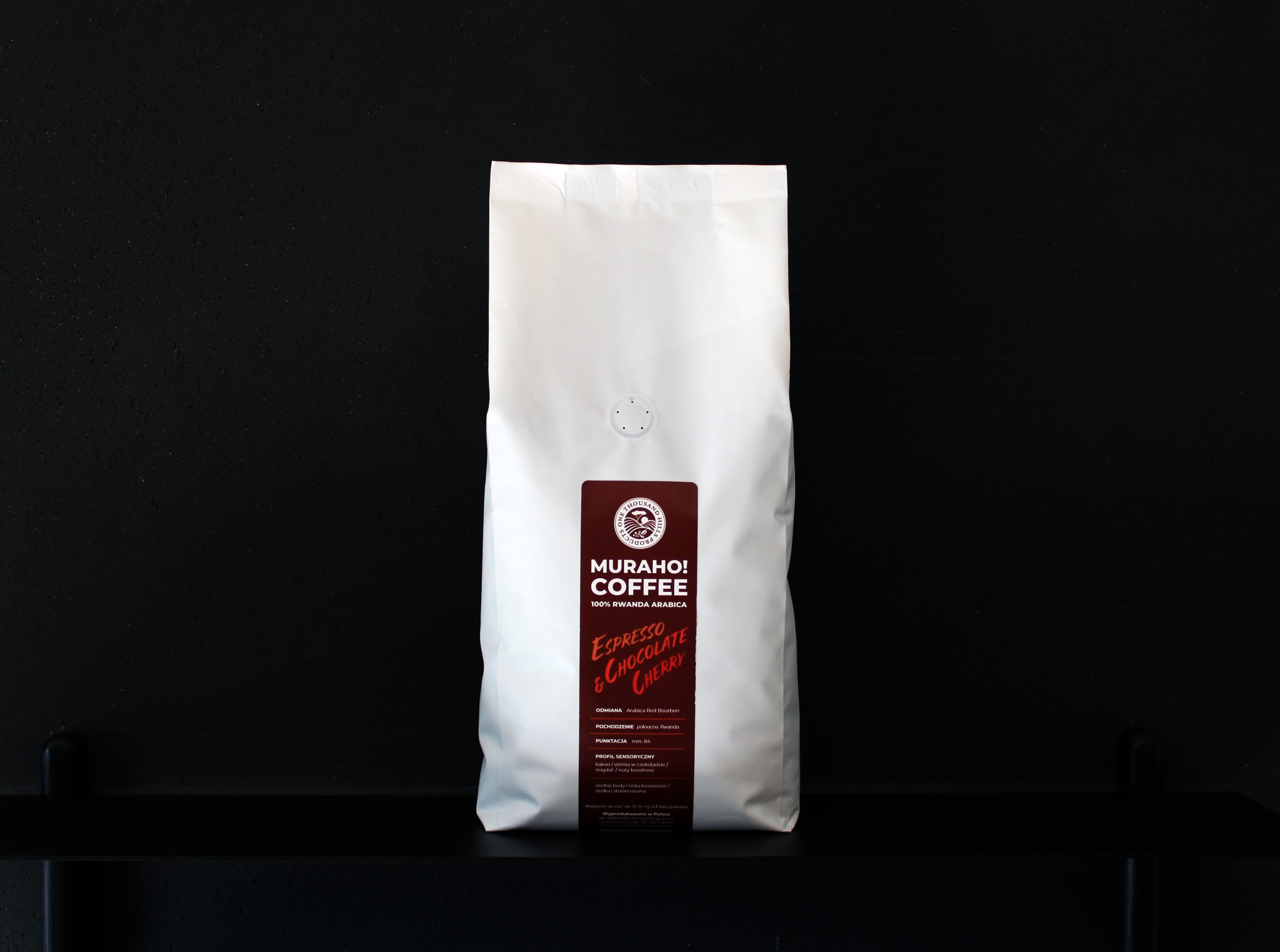 Levně Muraho Káva Espresso a čokoláda s třešní Arabica Specialty 1KG