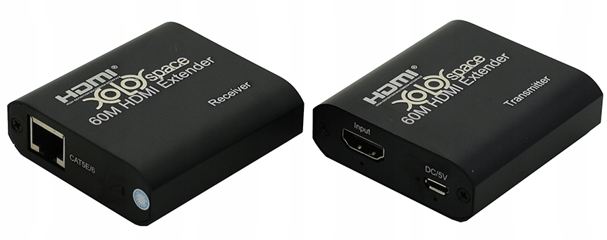 

Konwerter Extender sygnału Hdmi po Lan 60m FullHD!