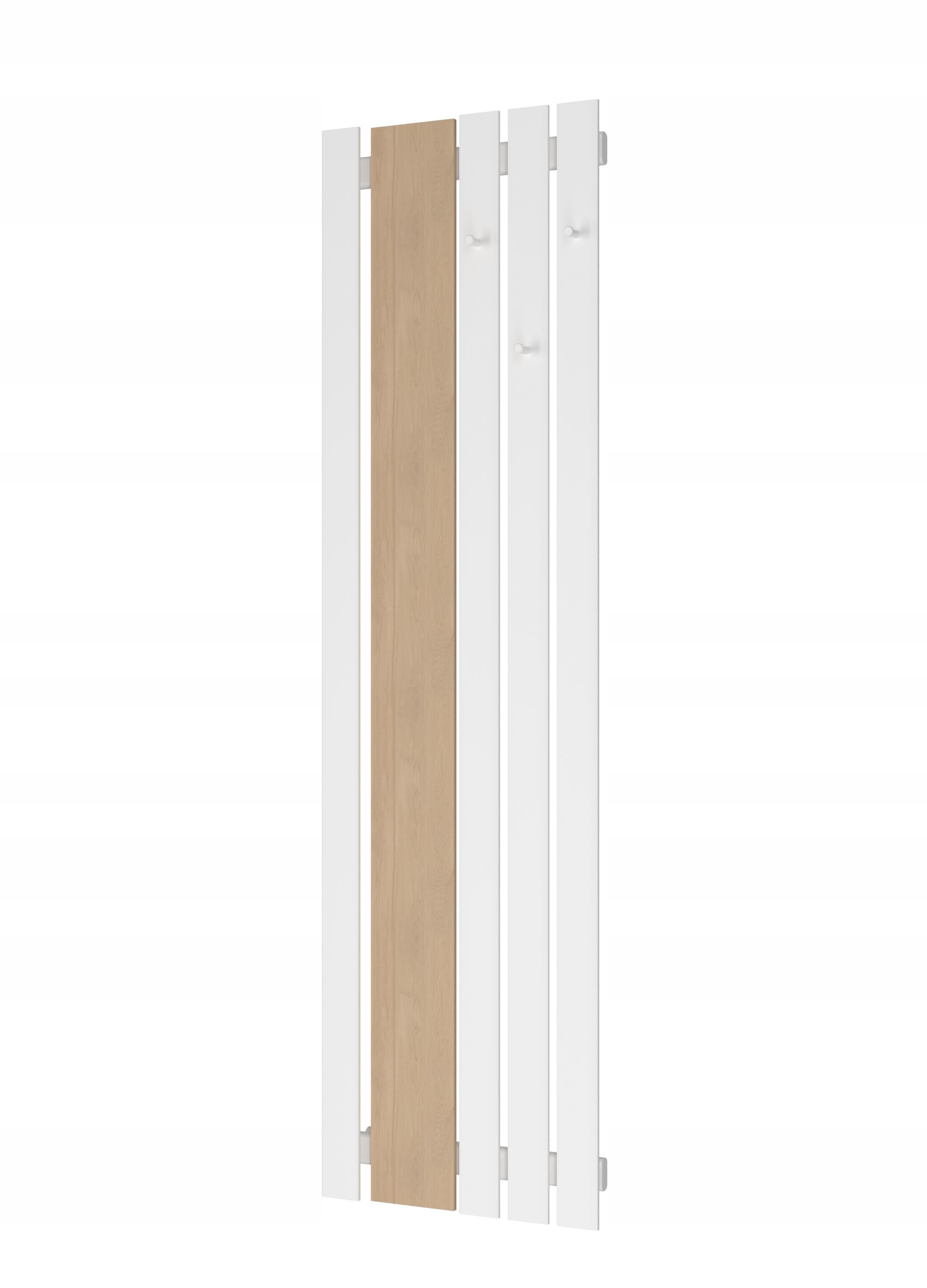 Dekoratívny panelový radiátor Bello wood hook 120/52 Biely Mat Hladký