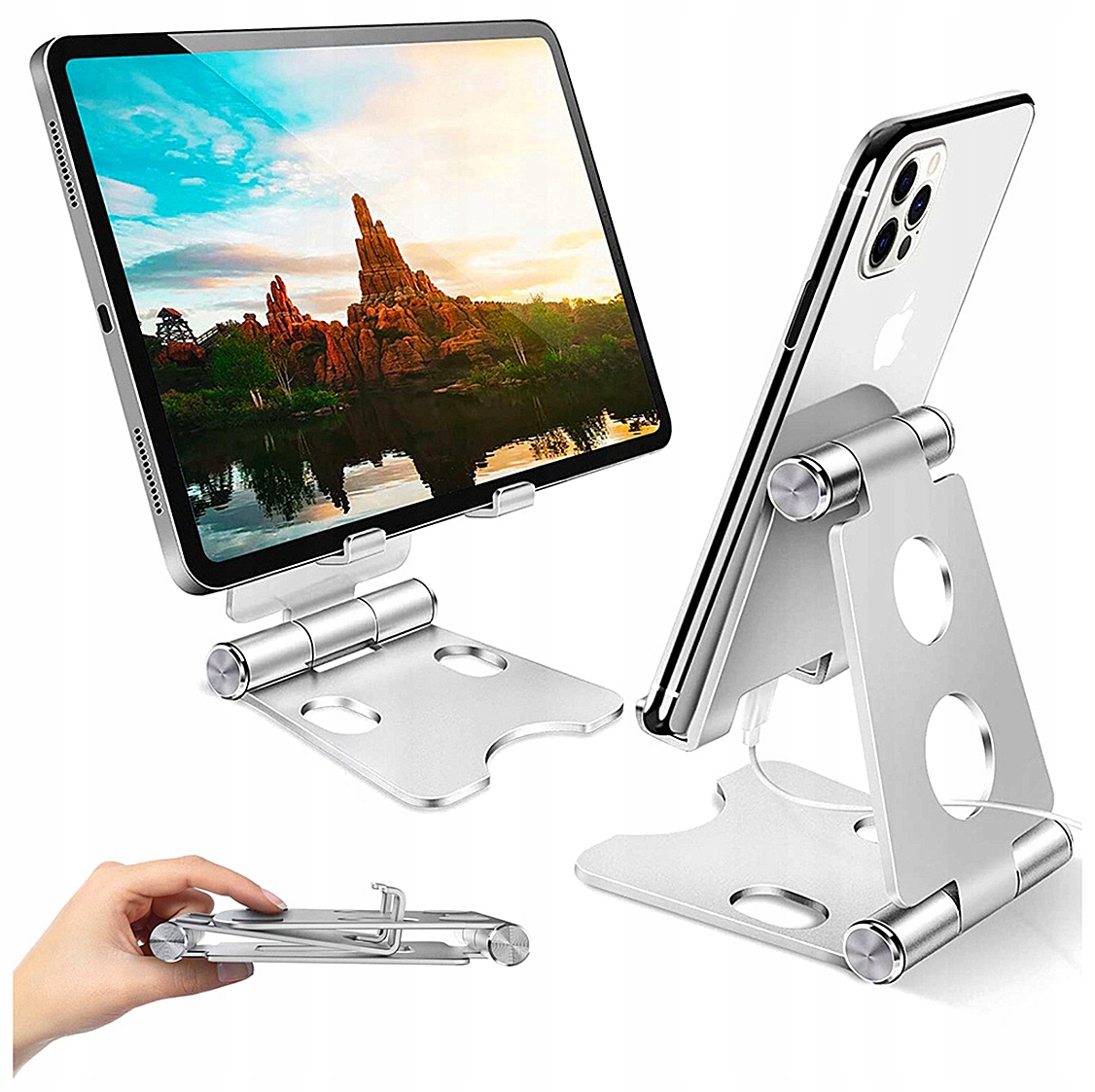 

Telefon Tablet Uchwyt Stojak Metal Podstawka Pod S