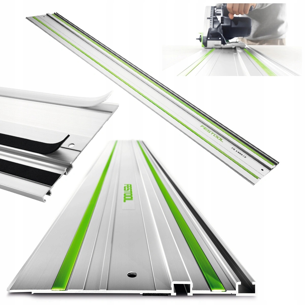 Festool Szyna prowadząca Fs 1400/2 1400 mm listwa do pilarek 491498