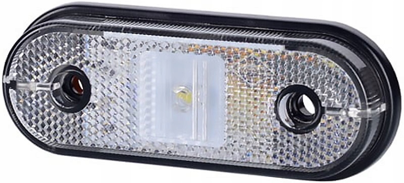 

Lampa Obrysowa Z Odblaskiem Biała Led