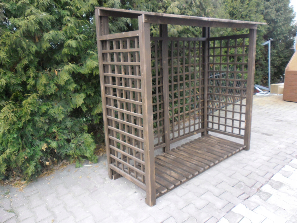 DREWUTNIA na drewno kominkowe, 150x188cm SOLIDNIE! Głębokość produktu 70 cm