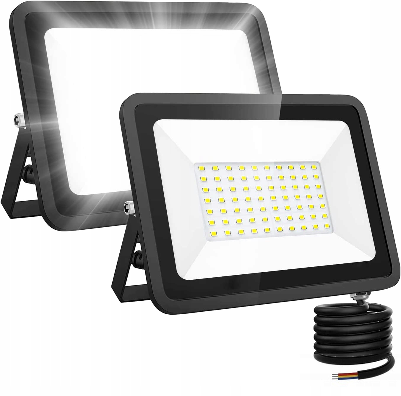 

2x Halogen Led Naświetlacz Reflektor 50W IP65