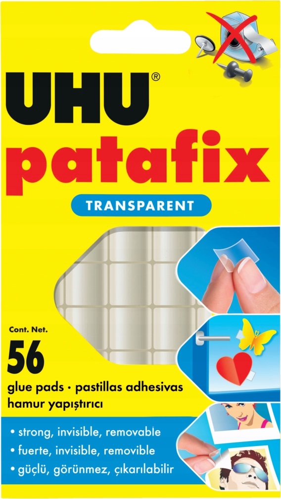 Masa mocująca samoprzylepna UHU Patafix bezbarwna